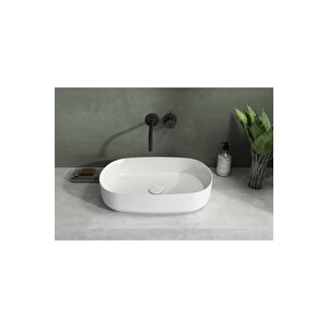 Isvea İnfi̇ni̇ty Tezgah Üstü Lavabo 55 Cm Beyaz 10nf65055