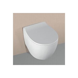 Infinity Clearim Plus Asma Klozet Mat Beyaz Extra Dekorsuz De 10nf02001sv-sl +40kf0201ı-s Kap