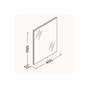 Isvea 45 Cm M1 Düz Ayna