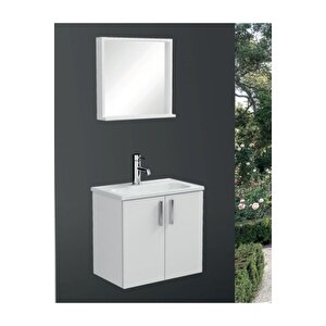 Slim Smart 60x35 Cm Beyaz Banyo Dolabı