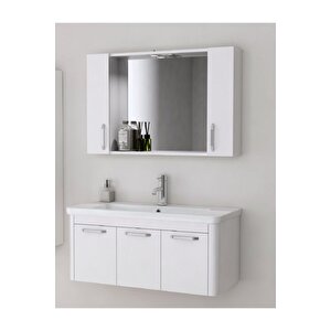 Note Smart 100 Cm Banyo Dolabı - Beyaz