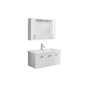 Note Smart 100 Cm Banyo Dolabı - Beyaz
