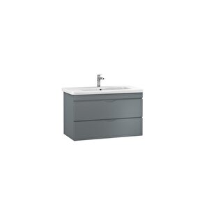 Isvea Neo 100 Cm Lavabo Dolabı, Gri