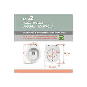 Isvea D40 Yavaş Kapanan, Slim, Tak Çıkart Klozet Kapağı