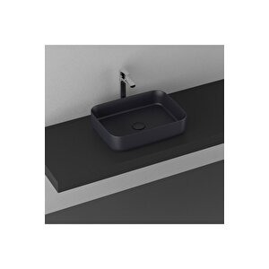 Isvea Infinity 50 Cm Tezgahüstü Lavabo-antrasit