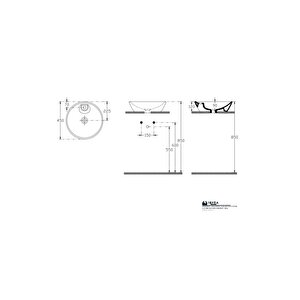 Sistema Y 45 Cm Lavabo