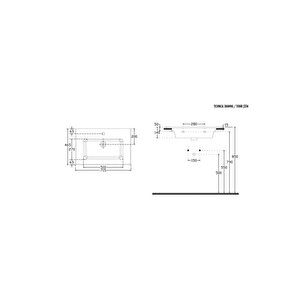 Sistemat Flat Lavabo 71 Cm