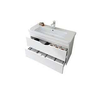 Isvea Neo 100 Cm Lavabo Dolabı, Beyaz