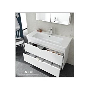 Isvea Neo 100 Cm Lavabo Dolabı, Beyaz