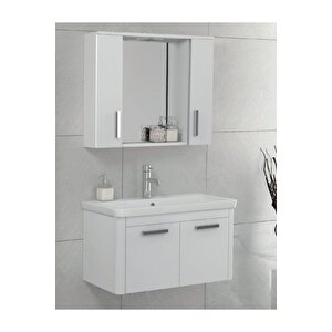 Note Smart 80 Cm Banyo Dolabı - Beyaz