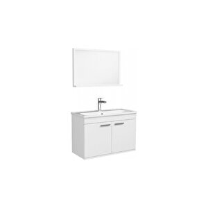Rubino Banyo Dolabı Beyaz 80 Cm