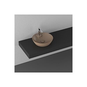 Sistemay Soft Tezgahüstü Lavabo 45 Cm Vizon