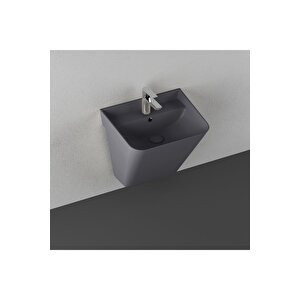 Isvea Sott'aqua 50 Cm Asma Monoblok Lavabo - Antrasit