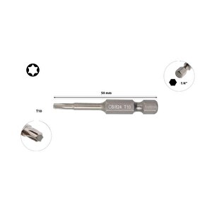 T10 X 50 Mm Torx Bits Uç Cb/824