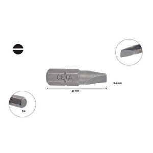 6x25 Mm Düz Bits Cb/613