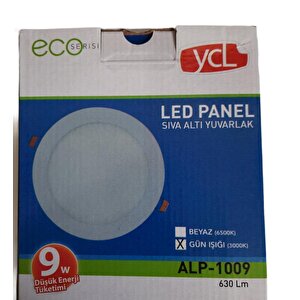Yücel 9w Led Panel Eko Yuvarlak Günışığı 3000k