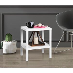 Mithra Life 2 Katlı Plastik Beyaz Banyo Mutfak Rafı Mit1054