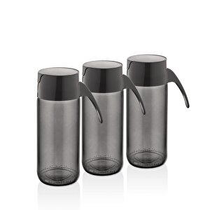 3 Adet 500 Ml Cam Yağ Sirke Sos Şişesi Mit1092