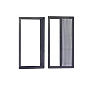 Akordeon Pileli Pilise Pencere Sineklik, Antrasit, 70*130 Cm., Istenilen Ölçüde