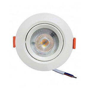 Ack 5w Beyaz 3000k Sıva Altı Yuvarlak Led Downlight