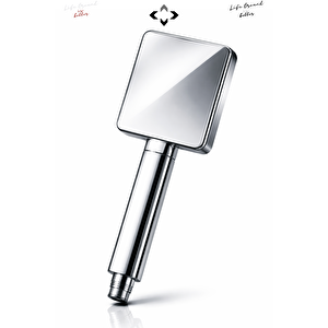 Roma Series 3 Fonksiyonlu Premium Paslanmaz Çelik  Duş Başlığı ve Duş Hortumu Seti Yüksek Basınçlı