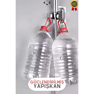KROM Kendinden Yapışkanlı Askılık Duş Mafsalı Güçlü Yapışkanlı Iki Askılı Duş Başlık Askısı Mafsalı