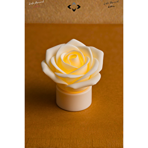 3’lü MİNİ LED Gül Desenli Dekoratif Gece Lambası Seti – Romantik Masa Aydınlatması & Hediyelik