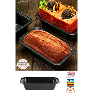 Karbon Çelik Baton Dikdörtgen Kek Ekmek Kalıbı Yapışmaz Ekmek Kalıbı Fırın Airfryer Fırın Kalıbı