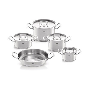 Original Profi Collection Metal Kapak 9 Parça Tencere Seti