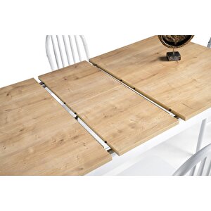 Safir Ada Salon Yemek Masa Sandalye Takımı 90x145