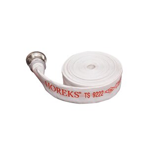 4" İçi̇ Kauçuk Beyaz 20 Mt Yangin Hortumu Ts 9222 - Ts En 14540 Belgeli̇ Hortum