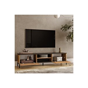 Joseph Tv Ünitesi Orta Sehpa Metal Ayaklı 2'li Set Çam Jz5-aa