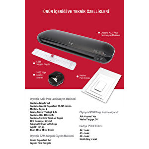 A330 Plus 4in1set Laminasyon Makinesi (a3)