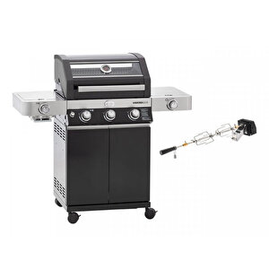 Videro Gazlı Barbekü Siyah G3-s
