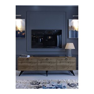 Festival Tv Sehpası M1001-2 Ceviz Minifiks Bağlantı Dışarıdan Vida Gözükmez