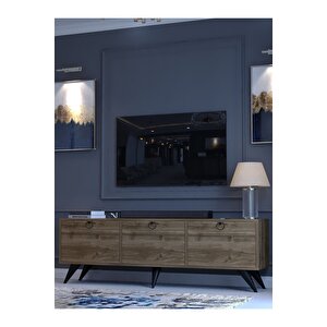 Festival Tv Sehpası M1001-2 Ceviz Minifiks Bağlantı Dışarıdan Vida Gözükmez