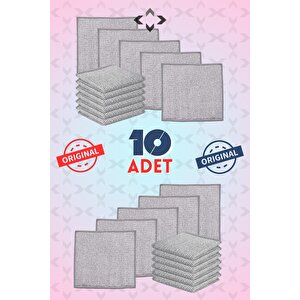 10 Adet Tel Bulaşık Bezi Çizmez Bulaşık Teli Çelik Bez 20x20 Çift Katmanlı Tel Bez Ip-mo