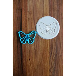 Origami Kelebek Kurabiye Kalıbı / Kesici / Şekillendirici