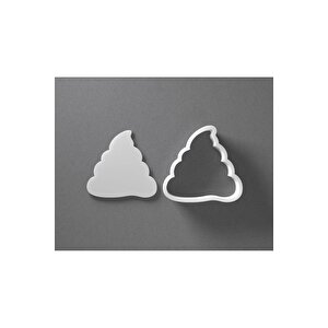 Poop Emoji Kurabiye Kalıbı / Kesici / Şekillendirici