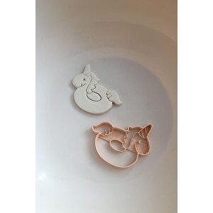 Unicorna Kurabiye Kalıbı, Kesici, Şekillendirici