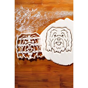 Havanese Dog Kurabiye Kalıbı, Hamur Şekillendirici