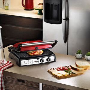 Multi Grill Tost Makinesi Kırmızı