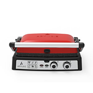 Multi Grill Tost Makinesi Kırmızı