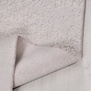 Etna Krem Geometrik Desen Halı - El04 80x150 cm