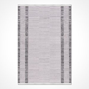 Fuente Gri Geometrik Desen Halı - 1303 100x300 cm