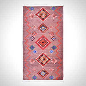 Etnik Desen Baskı Halı - 3015pc