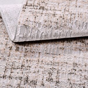 Alabar Kahve Bej Modern Halı - 1102