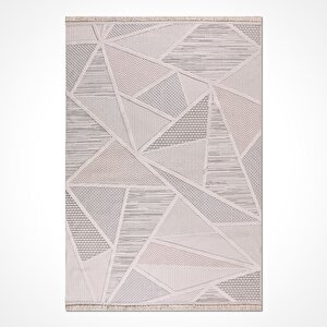 İzgi Geometrik Desen Halı - İm01 100x300 cm