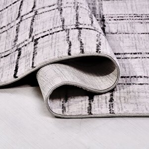 Montana Gri Siyah Modern Halı - 1683 100x300 cm