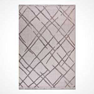 Fox Gri Modern Halı - Fc04 100x300 cm